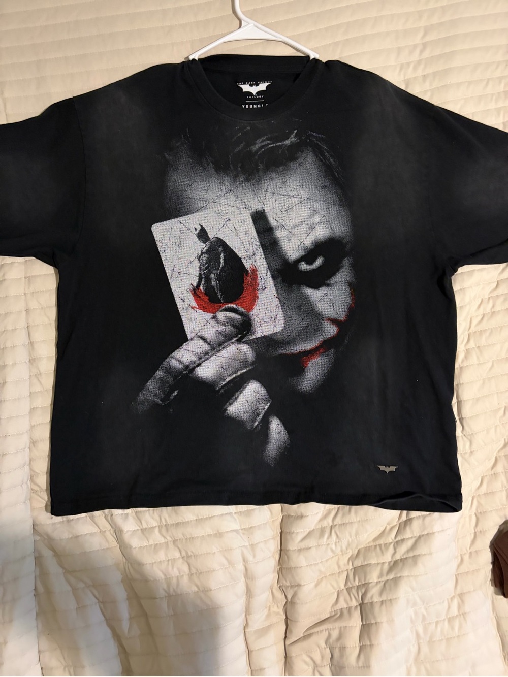 YoungLA Black Joker Card Graphic Short-Sleeve Tee